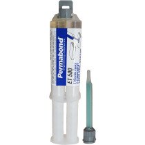 Permabond® E0500-15X25ML  Two-Part Epoxy Adhesive For Wood, Metal, Ceramics and Some Plastics Pack x 15   25ml Syringe + Nozzle