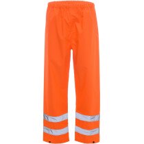 JSP F-BHVT2-ORN Hi-Vis Foul Weather Waterproof Trousers Orange Breathable