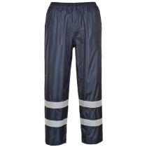 Portwest F441 Classic Iona Rain Rainwear Trousers - Navy Blue-Portwest Waist S