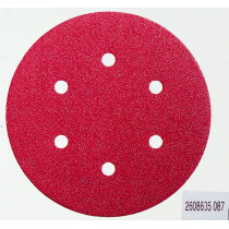 Bosch 2608605722 Red Wood (Velcro), 6 holes. 150x6 G240 (5 packs of 5)