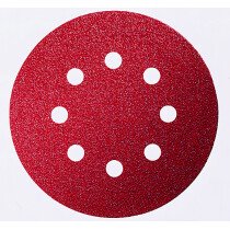 Bosch 2608605103 Red Wood (Velcro), 8 holes. 115x8 G40