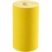 Clarke 6502421 120 Grit Yellow Aluminium Oxide Hook & Loop Roll 1m x 115mm