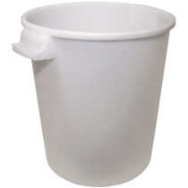 Faithfull FAI10GBUCKET Builder's Bucket 50 litre (10 gallon) - White