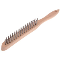 Faithfull FAI6802 Heavy-Duty Scratch Brush - 2 Row