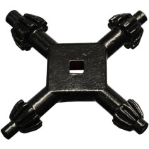 Faithfull FAICHUCKKEY4 Chuck Key 4 Way