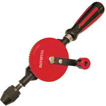 Faithfull FAIHANDDRILL Hand Drill Double Pinion 8.0mm Capacity