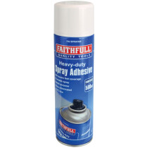 Faithfull KGFAISPRAYAD Spray Adhesive Non-Chlorinated 500ml FAISPRAYAD
