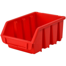 Faithfull FAITBBIN2L Interlocking Storage Bin Size 2L Red 116 x 212 x 75mm