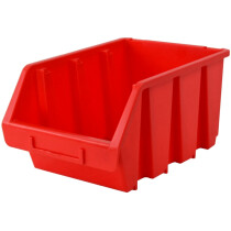 Faithfull FAITBBIN4 Interlocking Storage Bin Size 4 Red 209 x 340 x 155mm