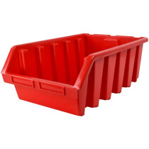 Faithfull FAITBBIN5 Interlocking Storage Bin Size 5 Red 333 x 500 x 187mm