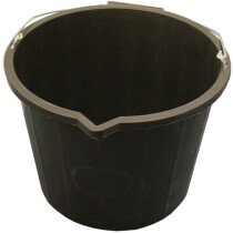 Faithfull FAI3GBUCKET 3 Gallon (14 litres) Black Plastic Bucket 