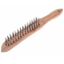 Faithfull FAI5803 Lightweight Scratch Brush - 3 Row