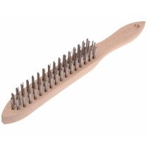 Faithfull FAI6803 Heavy-Duty Scratch Brush - 3 Row