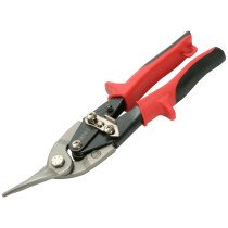 Faithfull FAIAS10R Red Compound Aviation Snips Left Cut 250mm (10in)