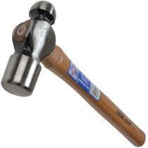 Faithfull FA031-40SH Ball Pein Hammer with Hickory Handle 1.13kg (40oz) FAIBPH40