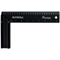 Faithfull FAICS10CNC Prestige Try Square Black Aluminium 250mm (10in)