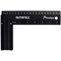 Faithfull FAICS8CNC Prestige Try Square Black Aluminium 200mm (8in)