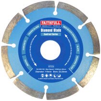 Faithfull FAIDB115C Contract Diamond Blade 115 x 22.2mm