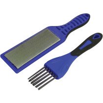 Faithfull FAIFCBKIT 2 Piece File Card Brush Kit