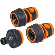 Faithfull FAIHOSE34KIT 3/4in Plastic Hose Fittings Kit 3 Piece