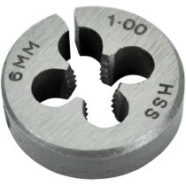 Faithfull FAIHSSDM6 HSS Straight Flute Split Die M6 x 1.0, 13/16in OD