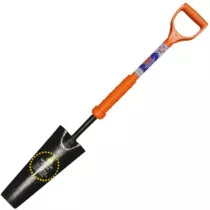 Faithfull FAIINSDRAIN Drainage Shovel Fibreglass Insulated Shaft YD