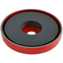 Faithfull AMP-0658 Shallow Pot Magnet 70.0 x 6.35mm Power 15.0kg FAIMAGSM700