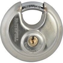 Faithfull FAIPLSS70DIS Stainless Steel Discus Padlock 70mm