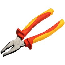 Faithfull FAIPLVDEC8 VDE Combination Pliers 210mm