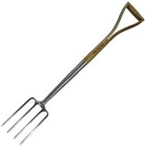 Faithfull FAIPRESBFSS Prestige Stainless Steel Border Fork Ash Handle