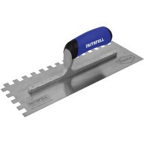 Faithfull FAIPTNT13SS Prestige Notched Trowel 330 x 115mm (13 x 4.1/2in)