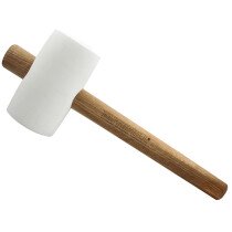 Faithfull FAIRMWF28FSC FSC 28oz White Rubber Mallet