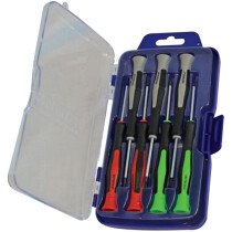 Faithfull FAISDMINI7 Instrument Precision Screwdriver Set 7 Piece SL/PH/TX