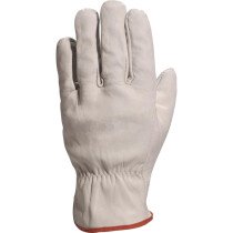 Lawson-HIS GLL521 Unlined Drivers Glove Grey Cowhide Grain Leather Extra Large (size 10)