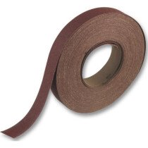 Flexovit 63642585266 25mm x 25m  Grit 60 Aluminium Oxide Light Cloth Roll Pack of 1
