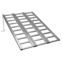 Sealey FLR680T Motorcycle/Trike/ATV & Mini Tractor Ramp Wide Tri-Fold 680kg Capacity