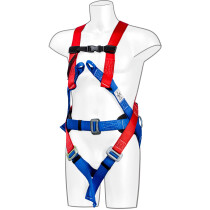 Portwest FP17 3 Point Comfort Harness - Red/Blue - One Size