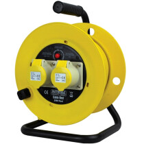 Faithfull FPPCR25ML Cable Reel 25 Metre 16amp 1.5mm Cable 110 Volt