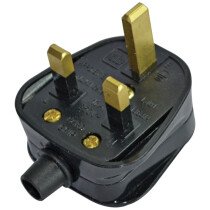 Faithful FPPPLUG13R Black Plug 240V 13A