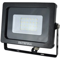 Faithfull FPPSLWM20 SMD LED Wall Mounted Floodlight 20W 1600 Lumen 240V
