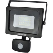 Faithfull FPPSLWM20S SMD LED Security Light with PIR 20W 1600 Lumen 240V