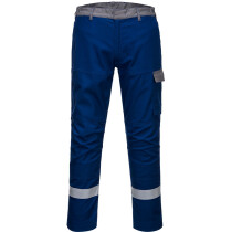 Portwest FR06 (R) Flame Resistant Bizflame Ultra Two Tone Trouser - 34" Waist - Regular Leg Length Royal Blue