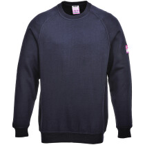 Portwest FR12 Flame Resistant Modaflame™ Anti-Static Long Sleeve Sweatshirt - Navy Blue
