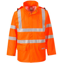 Portwest FR41 High Visibility Sealtex Flame Hi-Vis Jacket 