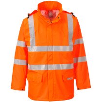 Portwest FR41 High Visibility Sealtex Flame Hi-Vis Jacket 