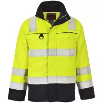 Portwest FR61 Hi-Vis Multi-Norm Jacket - Yellow/Navy