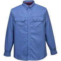 Portwest FR69 Flame Resistant Bizflame Ultra Plus Shirt - Blue - Regular Fit