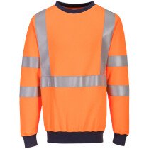 Portwest FR703 Flame Resistant Modaflame™ RIS Sweatshirt - Orange