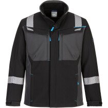 Portwest FR704 Flame Resistant WX3 FR Softshell Jacket - Black