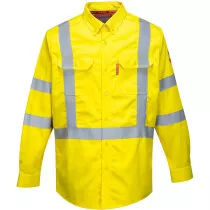 Portwest FR95 Bizflame 88/12 FR Hi-Vis Shirt - Yellow